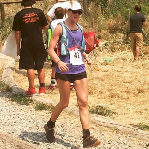 Robyn Carr participating in Bozeman's annual Ridge Run